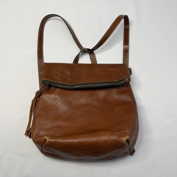 Patricia Nash Luzille Backpack Womens Leather Tassel Zip Fold Over main image 5